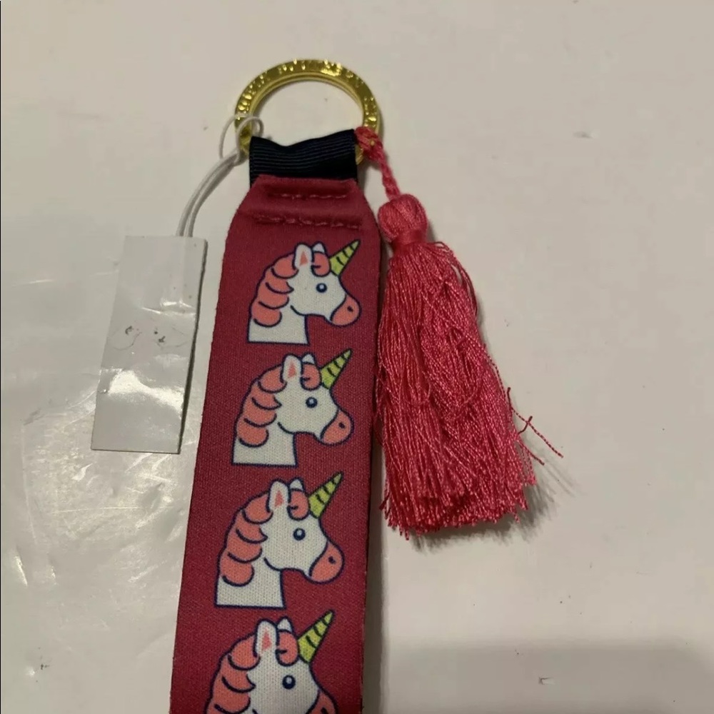 Simply Southern Preppy Unicorn Key Fob - Picture 5 of 8